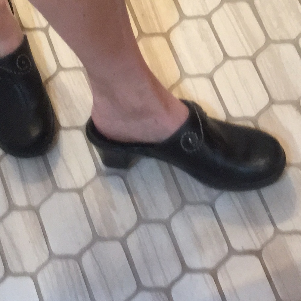 Black clogs